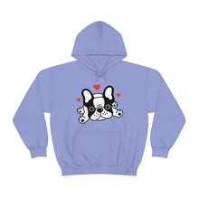 Load image into Gallery viewer, Mia/French Bulldog: Unisex Heavy Blend™ Hooded Sweatshirt