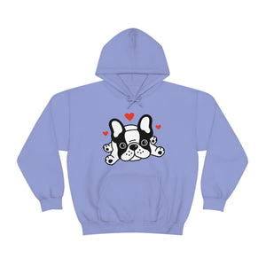 Mia/French Bulldog: Unisex Heavy Blend™ Hooded Sweatshirt