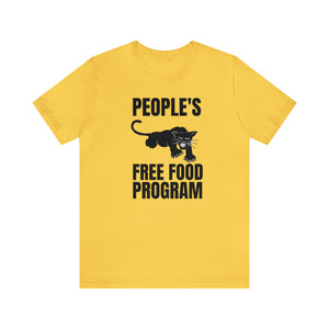 People's Free Food Program: Unisex Jersey Short Sleeve Tee