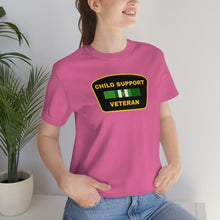 Cargar imagen en el visor de la galería, Child Support Veteran: Unisex Jersey Short Sleeve Tee