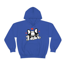 Load image into Gallery viewer, Mia/French Bulldog: Unisex Heavy Blend™ Hooded Sweatshirt