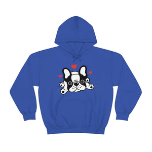 Mia/French Bulldog: Unisex Heavy Blend™ Hooded Sweatshirt