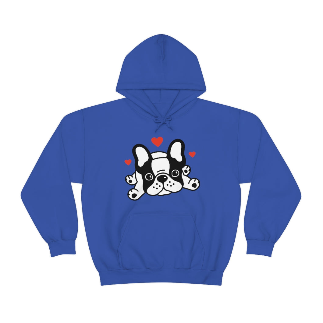 Mia/French Bulldog: Unisex Heavy Blend™ Hooded Sweatshirt