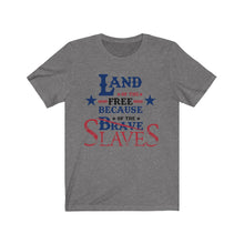 Load image into Gallery viewer, Land Of The Free: Kings&#39; or Queens&#39; Jersey Short Sleeve Tee