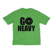 Load image into Gallery viewer, Go Heavy: Kings&#39; Heather Dri-Fit Tee