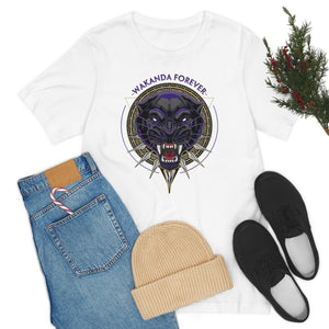 Panther (Wakanda Forever): Unisex Jersey Short Sleeve Tee