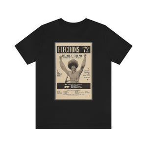 Elections '72/Angela Davis: Unisex Jersey Short Sleeve Tee