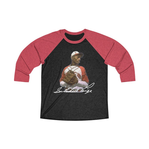 Satchel Paige/Signature: Kings' Tri-Blend 3/4 Raglan Tee