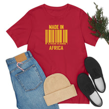 Cargar imagen en el visor de la galería, Made in Africa: Unisex Jersey Short Sleeve Tee