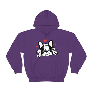 Mia/French Bulldog: Unisex Heavy Blend™ Hooded Sweatshirt