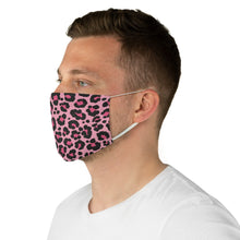 Load image into Gallery viewer, Cheetah Print (Pink): Queens&#39; Fabric Face Mask