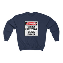 Load image into Gallery viewer, Protective Black Dad: Unisex Heavy Blend™ Crewneck Sweatshirt