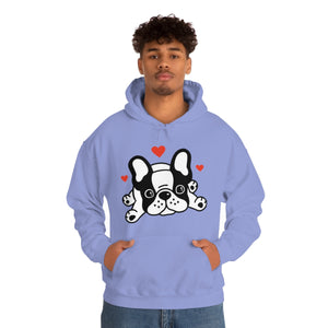 Mia/French Bulldog: Unisex Heavy Blend™ Hooded Sweatshirt