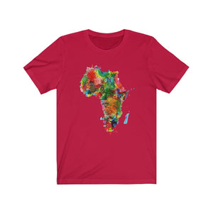 Abstract Africa: Kings' or Queens' Unisex Jersey Short Sleeve Tee