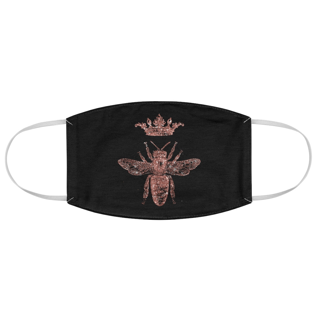 Queen Bee (Rose Gold): Queens' Fabric Face Mask