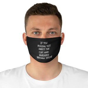 If You're Reading This: Fabric Face Mask