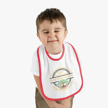 Cargar imagen en el visor de la galería, Alex-Washington Reunion (Multi-colors): Baby Contrast Trim Jersey Bib