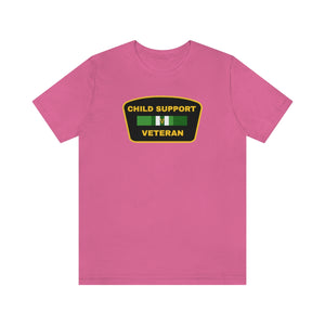 Child Support Veteran: Unisex Jersey Short Sleeve Tee