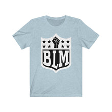 Cargar imagen en el visor de la galería, BLM Shield (B&amp;W): Kings&#39; or Queens&#39; Jersey Short Sleeve Tee