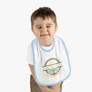 Alex-Washington Reunion (Multi-colors): Baby Contrast Trim Jersey Bib