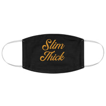 Cargar imagen en el visor de la galería, Slim Thick (Black): Queens&#39; Fabric Face Mask