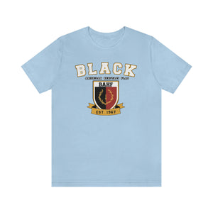 Black Heritage Flag: Unisex Jersey Short Sleeve Tee