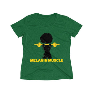 Melanin Muscle: Queens' Heather Wicking Tee