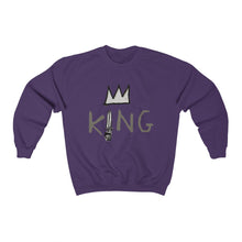 Load image into Gallery viewer, Crowned King: Unisex Heavy Blend™ Crewneck Sweatshirt