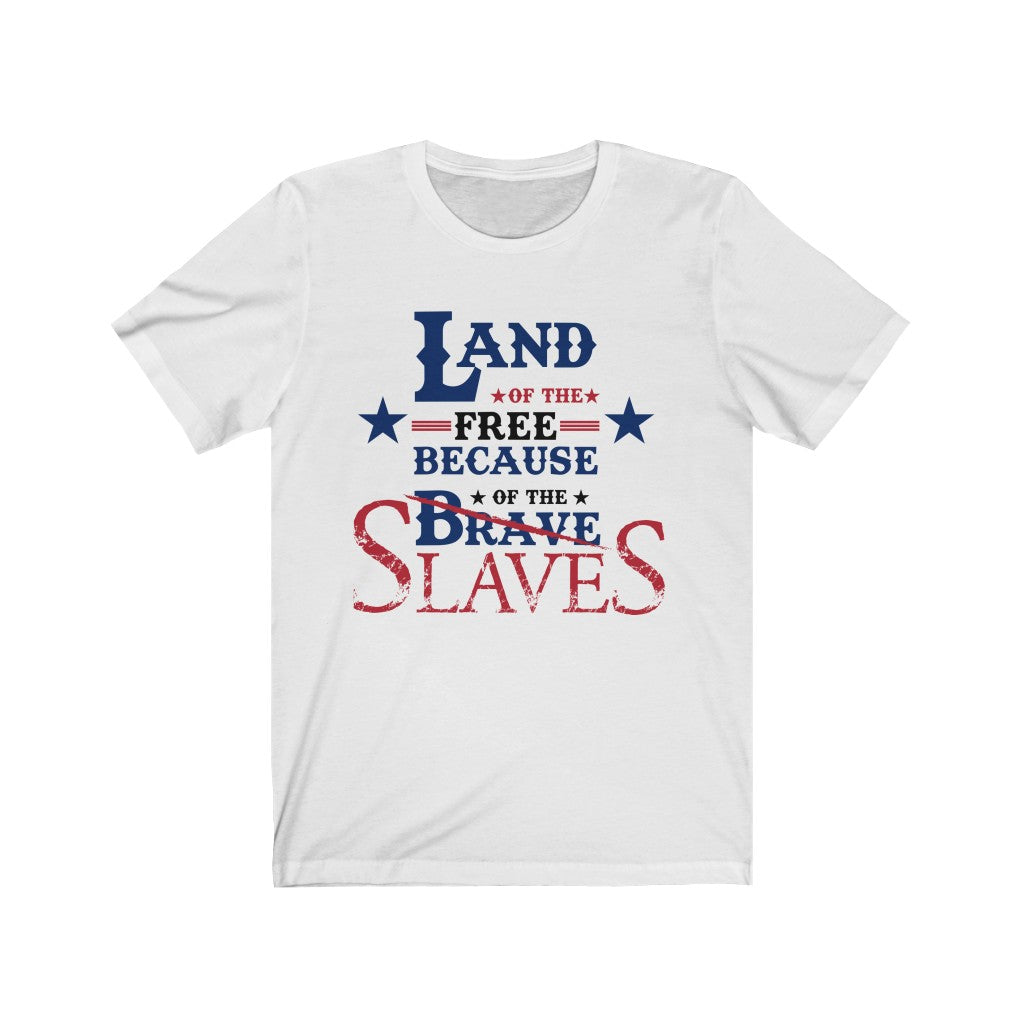 Land Of The Free: Kings' or Queens' Jersey Short Sleeve Tee