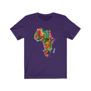 Abstract Africa: Kings' or Queens' Unisex Jersey Short Sleeve Tee