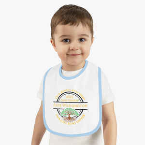 Alex-Washington Reunion (Multi-colors): Baby Contrast Trim Jersey Bib