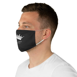 United Crowns Logo: Kings' or Queens' Fabric Face Mask