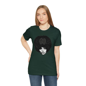 Angela Davis/UCC Logo: Unisex Jersey Short Sleeve Tee