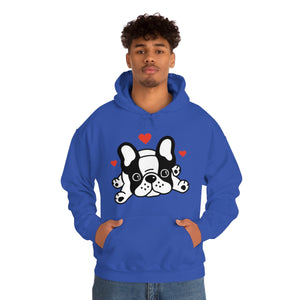 Mia/French Bulldog: Unisex Heavy Blend™ Hooded Sweatshirt