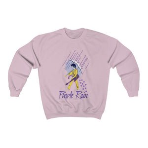 Purple Rain: Unisex Heavy Blend™ Crewneck Sweatshirt