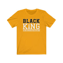 Load image into Gallery viewer, Black King: Kings&#39; Jersey Short Sleeve Tee