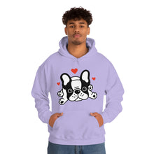 Load image into Gallery viewer, Mia/French Bulldog: Unisex Heavy Blend™ Hooded Sweatshirt