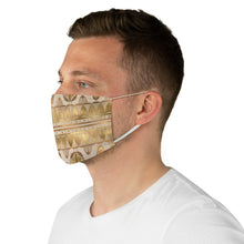 Load image into Gallery viewer, Eygptian Decor (Gold): Kings&#39; or Queens&#39; Fabric Face Mask