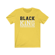 Load image into Gallery viewer, Black King: Kings&#39; Jersey Short Sleeve Tee