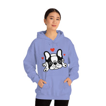 Load image into Gallery viewer, Mia/French Bulldog: Unisex Heavy Blend™ Hooded Sweatshirt