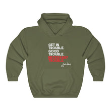 Load image into Gallery viewer, Get In Good Trouble: Unisex Heavy Blend™ Hooded Sweatshirt