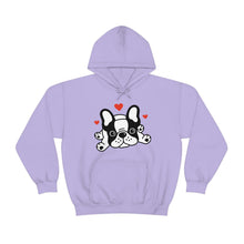 Load image into Gallery viewer, Mia/French Bulldog: Unisex Heavy Blend™ Hooded Sweatshirt