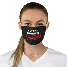 Cargar imagen en el visor de la galería, I Stand Against Racism: Kings&#39; or Queens&#39; Fabric Face Mask