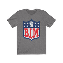 Load image into Gallery viewer, BLM Shield: Kings&#39; or Queens&#39; Jersey Short Sleeve Tee