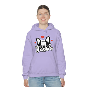 Mia/French Bulldog: Unisex Heavy Blend™ Hooded Sweatshirt