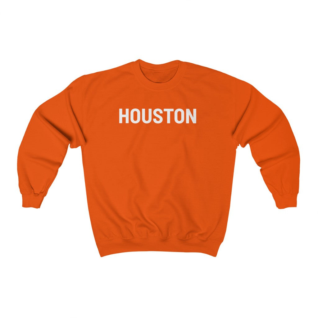Houston: Unisex Heavy Blend™ Crewneck Sweatshirt