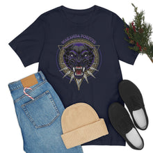 Load image into Gallery viewer, Panther (Wakanda Forever): Unisex Jersey Short Sleeve Tee