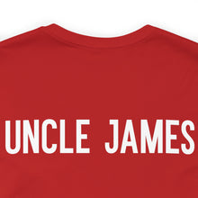 Load image into Gallery viewer, Uncle James: Unisex Jersey Short Sleeve Tee