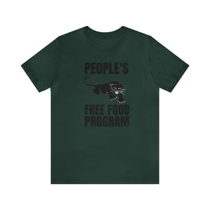 People's Free Food Program: Unisex Jersey Short Sleeve Tee