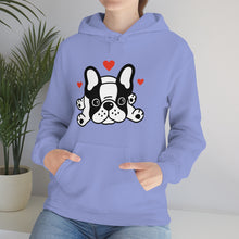 Load image into Gallery viewer, Mia/French Bulldog: Unisex Heavy Blend™ Hooded Sweatshirt